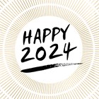 nieuwjaarskaart zakelijk happy 2024